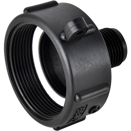 Global Industrial Polypropylene 2 Female NPS Pipe Thread x 3/4 Male Garden Hose Adapter 493521